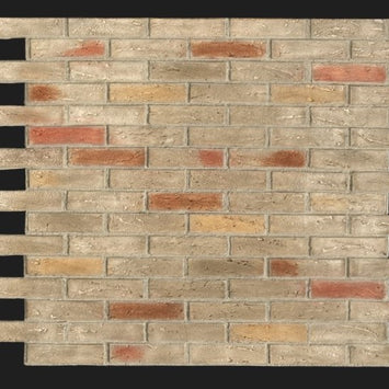 Dekorativni stenski panel - Opeka Nuevo Gris Rojizo - 118 x 93 cm