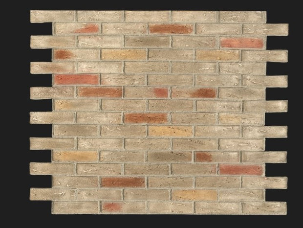 Dekorativni stenski panel - Opeka Nuevo Gris Rojizo - 118 x 93 cm