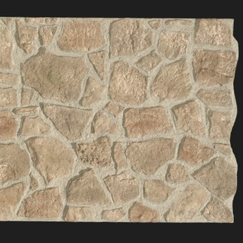 Dekorativni stenski panel - Kamen Cuenca Gris Musgo - 118 x 93 cm