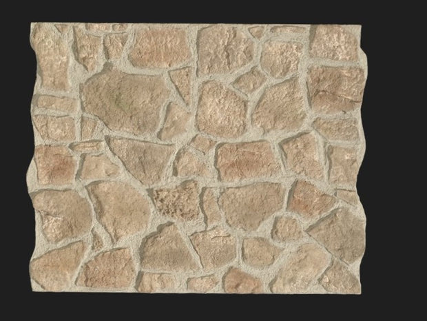 Dekorativni stenski panel - Kamen Cuenca Gris Musgo - 118 x 93 cm