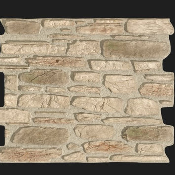 Dekorativni stenski panel - Kamen Galicia Gris Musgo - 108 x 93 cm