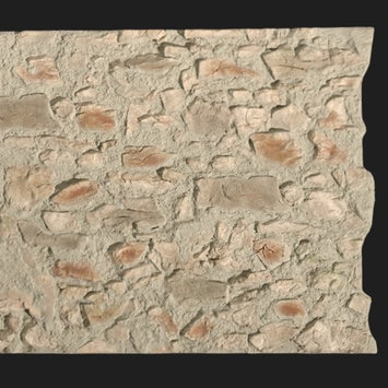 Dekorativni stenski panel - Kamen Segovia Gris Musgo- 118 x 93 cm