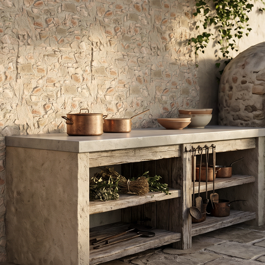 Dekorativni stenski panel - Kamen Segovia Gris Musgo- 118 x 93 cm