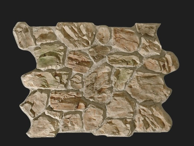 Dekorativni stenski panel - Kamen Oviedo Gris Musgo - 120 x 84 cm