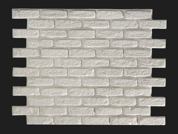 Dekorativni stenski panel - Opeka Urban bela - 122 x 91,5 cm