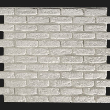 Dekorativni stenski panel - Opeka Urban bela - 122 x 91,5 cm