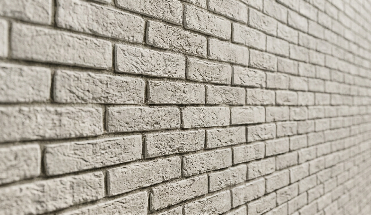 Dekorativni stenski panel - Opeka Urban bela - 122 x 91,5 cm