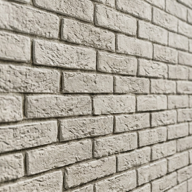 Dekorativni stenski panel - Opeka Urban bela - 122 x 91,5 cm
