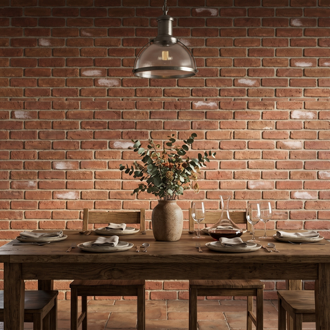 Dekorativni stenski panel - Opeka Urban Rojo - 122 x 91,5 cm