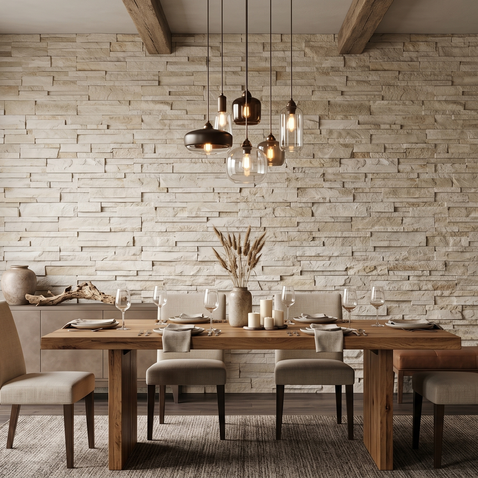 Dekorativni stenski panel - Skrilavec Castilla - 115 x 90 cm