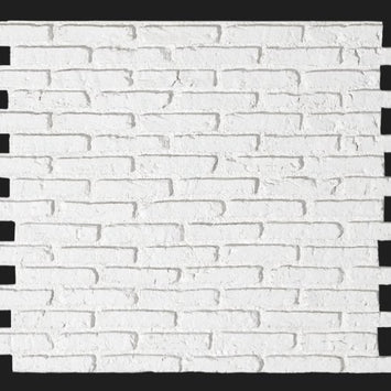 Dekorativni stenski panel - Opeka Rustic bela - 117 x 91,5 cm