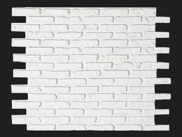 Dekorativni stenski panel - Opeka Rustic bela - 117 x 91,5 cm