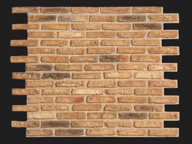 Dekorativni stenski panel - Opeka Rustic Marron - 117 x 91,5 cm