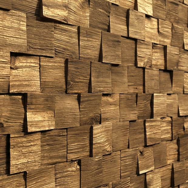 Dekorativni stenski panel - Les Nebraska Oro Viejo - 115 x 83,5 cm