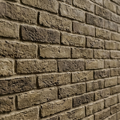 Dekorativni stenski panel - Opeka Rustic Gris Negro - 117 x 91,5 cm