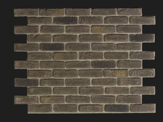 Dekorativni stenski panel - Opeka Urban Gris Negro - 122 x 91,5 cm