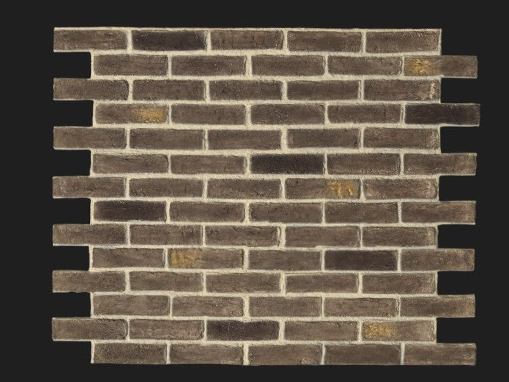 Dekorativni stenski panel - Opeka Caravista Gris Negro - 118 x 93 cm