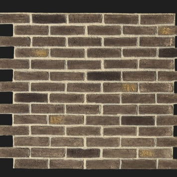 Dekorativni stenski panel - Opeka Caravista Gris Negro - 118 x 93 cm