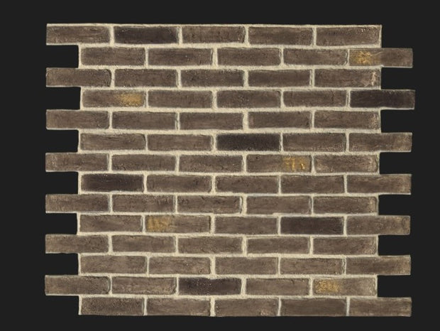 Dekorativni stenski panel - Opeka Caravista Gris Negro - 118 x 93 cm