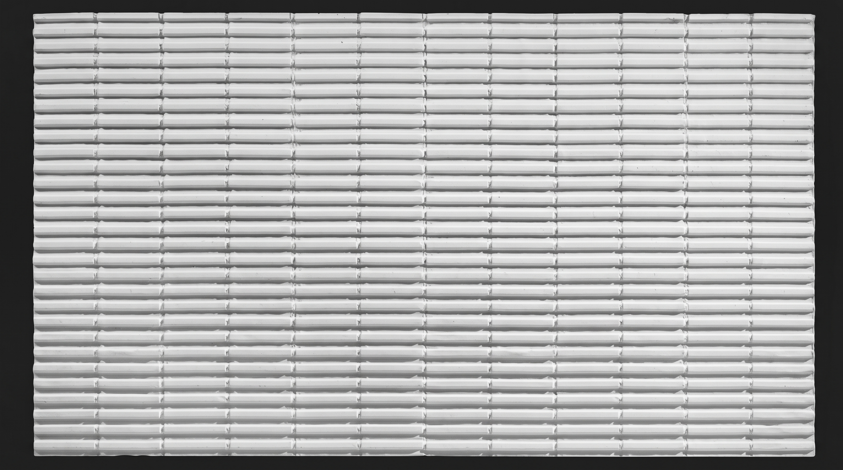 Dekorativni stenski panel - Tekstura Termoarcilla bela - 240 x 136 cm