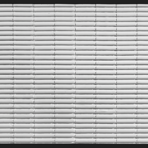 Dekorativni stenski panel - Tekstura Termoarcilla bela - 240 x 136 cm