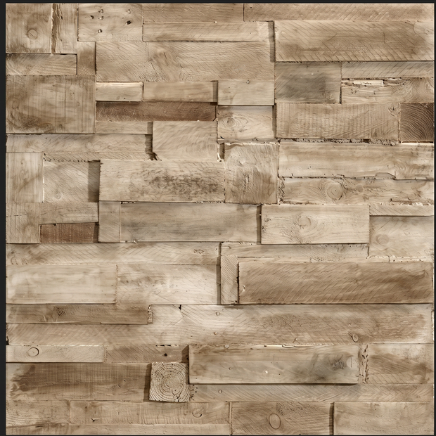 Dekorativni stenski panel - Les Madera Encofrada - 100 x 100 cm