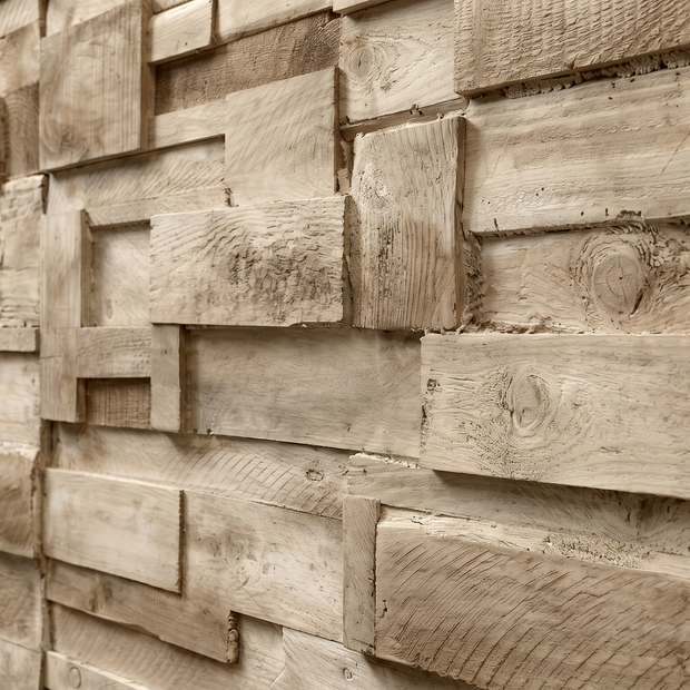 Dekorativni stenski panel - Les Madera Encofrada - 100 x 100 cm