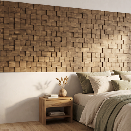 Dekorativni zidni panel - Drvo Nebraska - 115 x 83,5 cm