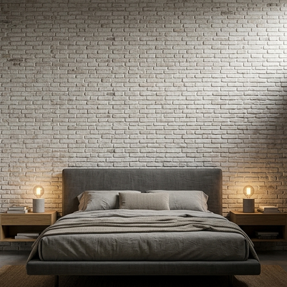 Dekorativni stenski panel - Opeka Country Marron Envejecido - 113 x 93 cm