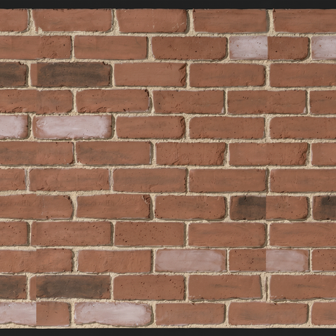 Dekorativni stenski panel - Opeka English - 106 x 100 cm