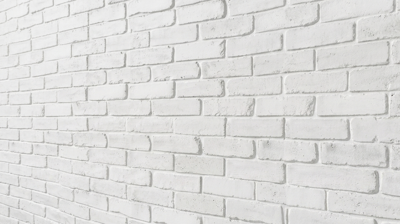 Dekorativni stenski panel - Opeka English bela - 106 x 100 cm