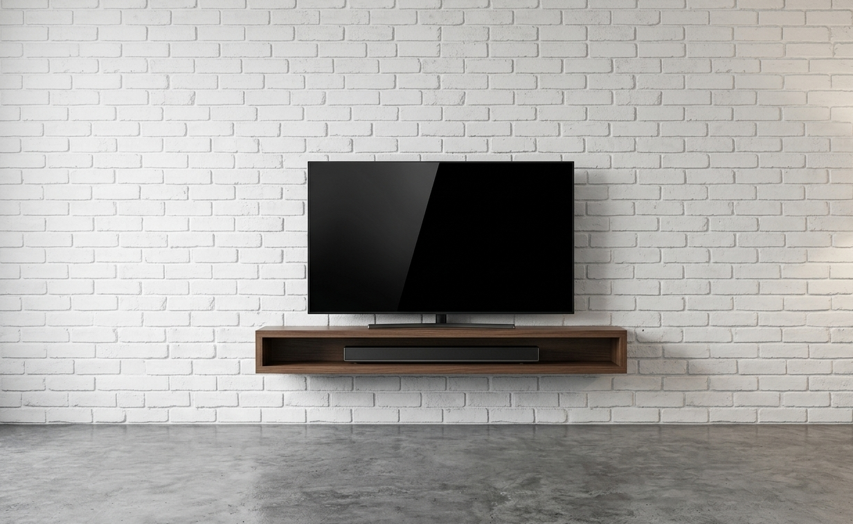 Dekorativni stenski panel - Opeka English bela - 106 x 100 cm