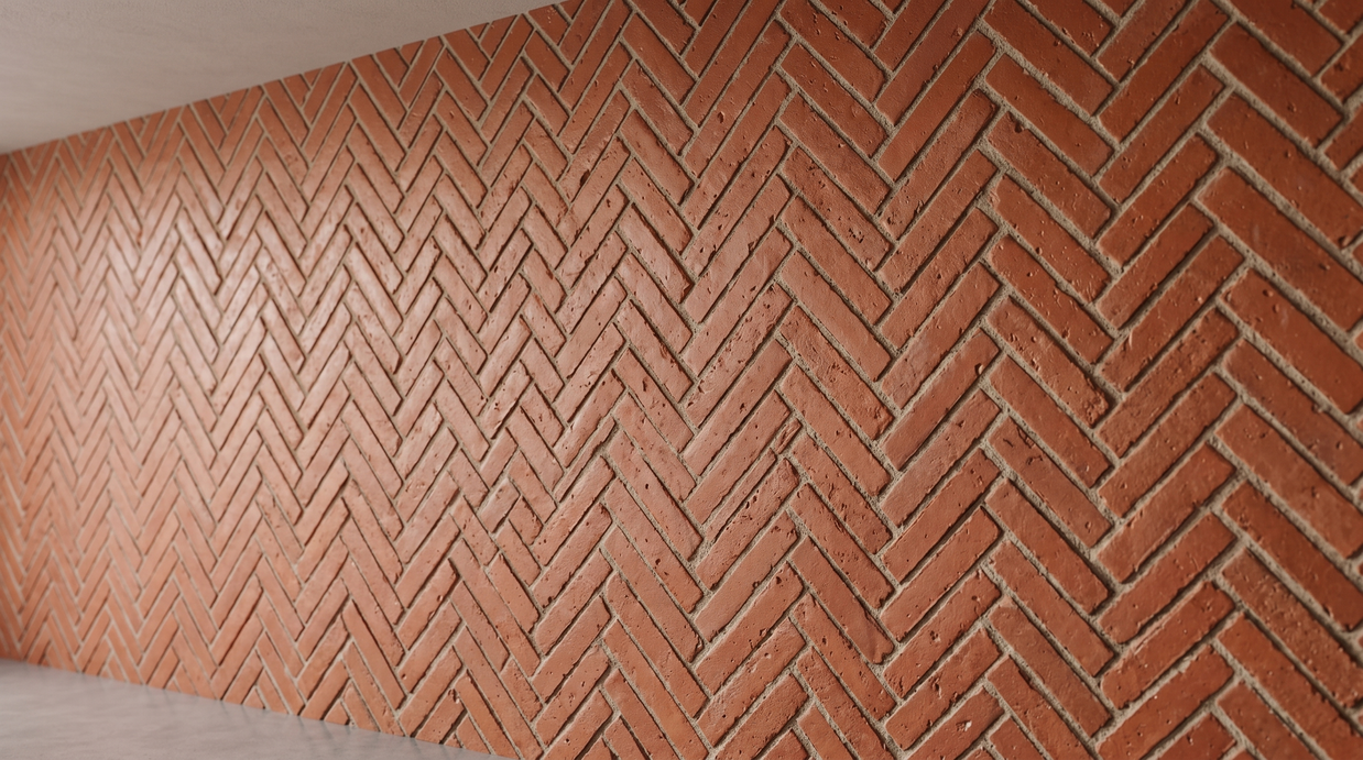 Dekorativni stenski panel - Opeka Espiga - 125 x 100 cm