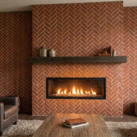 Dekorativni stenski panel - Opeka Espiga - 125 x 100 cm