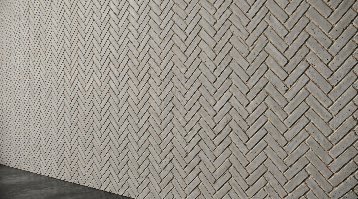 Dekorativni stenski panel - Opeka Espiga Gris - 125 x 100 cm