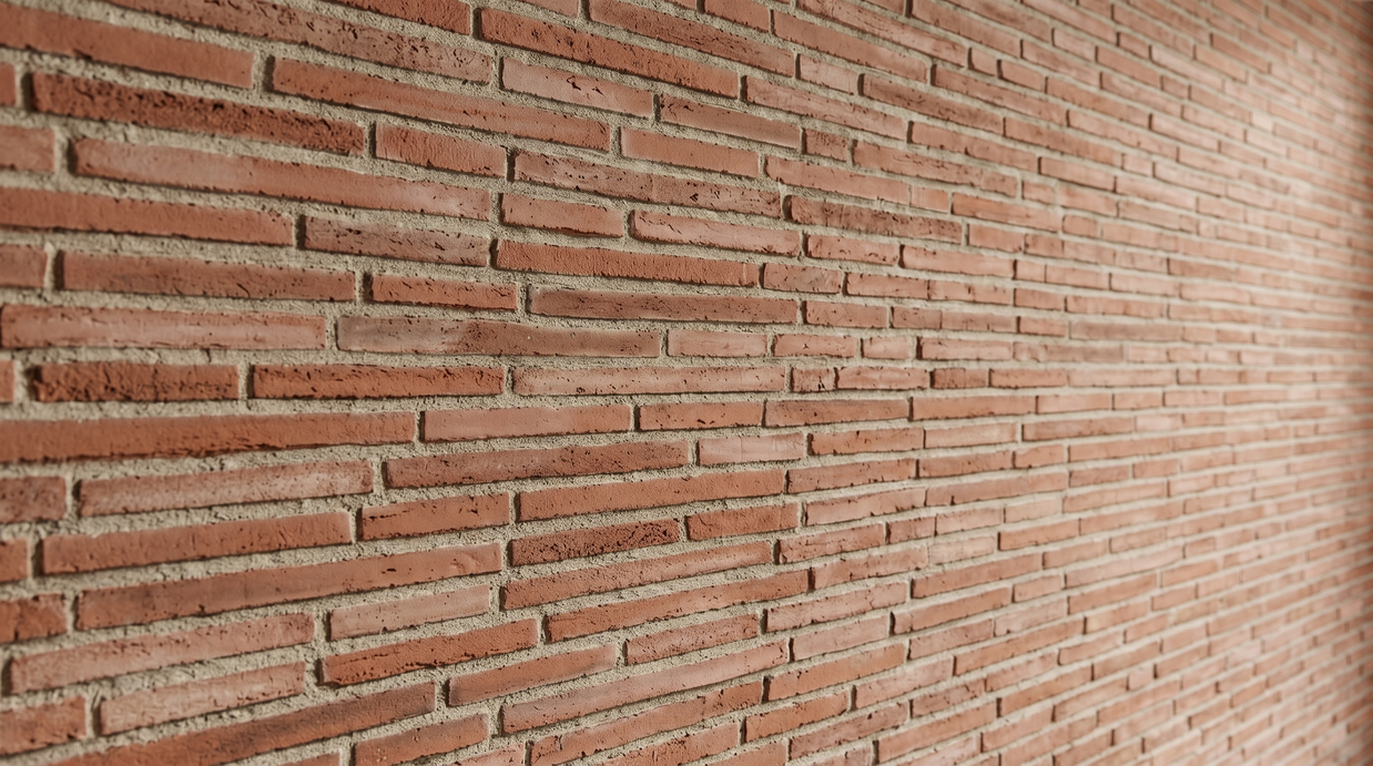 Dekorativni stenski panel - Opeka Long Hitox rdeča - 118 x 93 cm