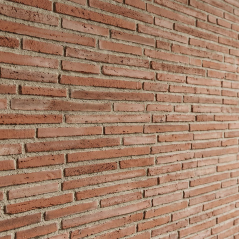 Dekorativni stenski panel - Opeka Long Hitox rdeča - 118 x 93 cm