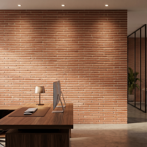 Dekorativni stenski panel - Opeka Long Hitox rdeča - 118 x 93 cm