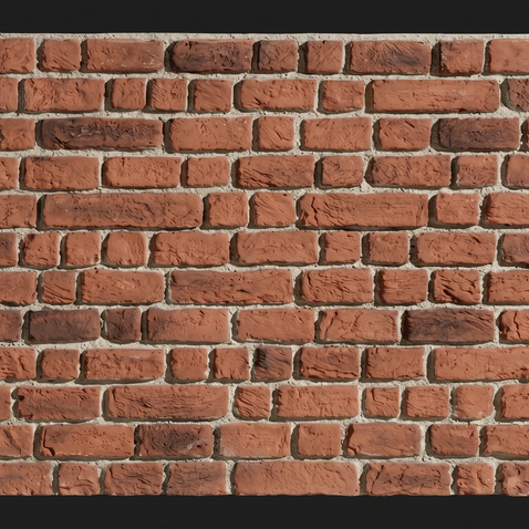 Dekorativni stenski panel - Opeka Wall Cassel rdeča - 120 x 90,5 cm