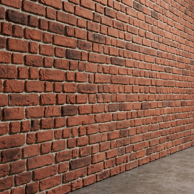 Dekorativni stenski panel - Opeka Wall Cassel rdeča - 120 x 90,5 cm