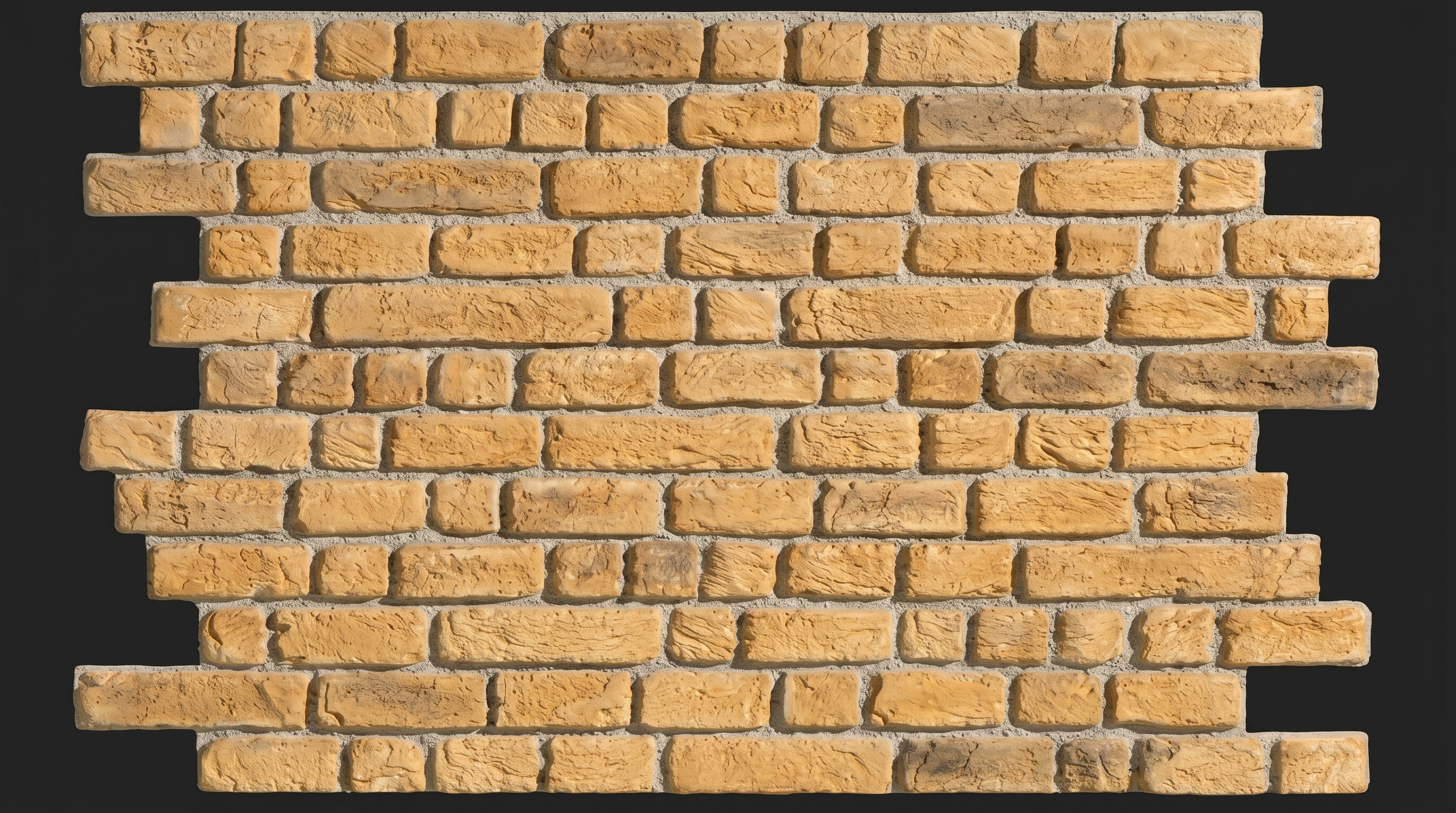 Dekorativni stenski panel - Opeka Wall Ocre - 120 x 90,5 cm