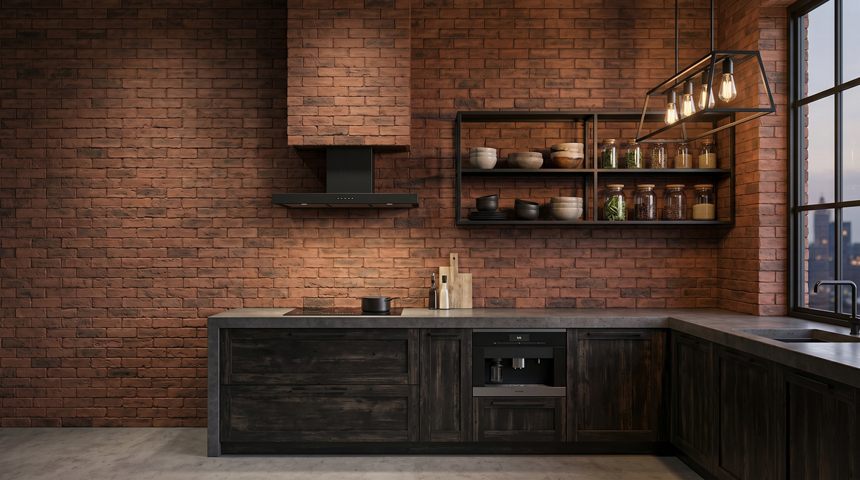 Dekorativni stenski panel - Opeka Block - 123 x 90 cm