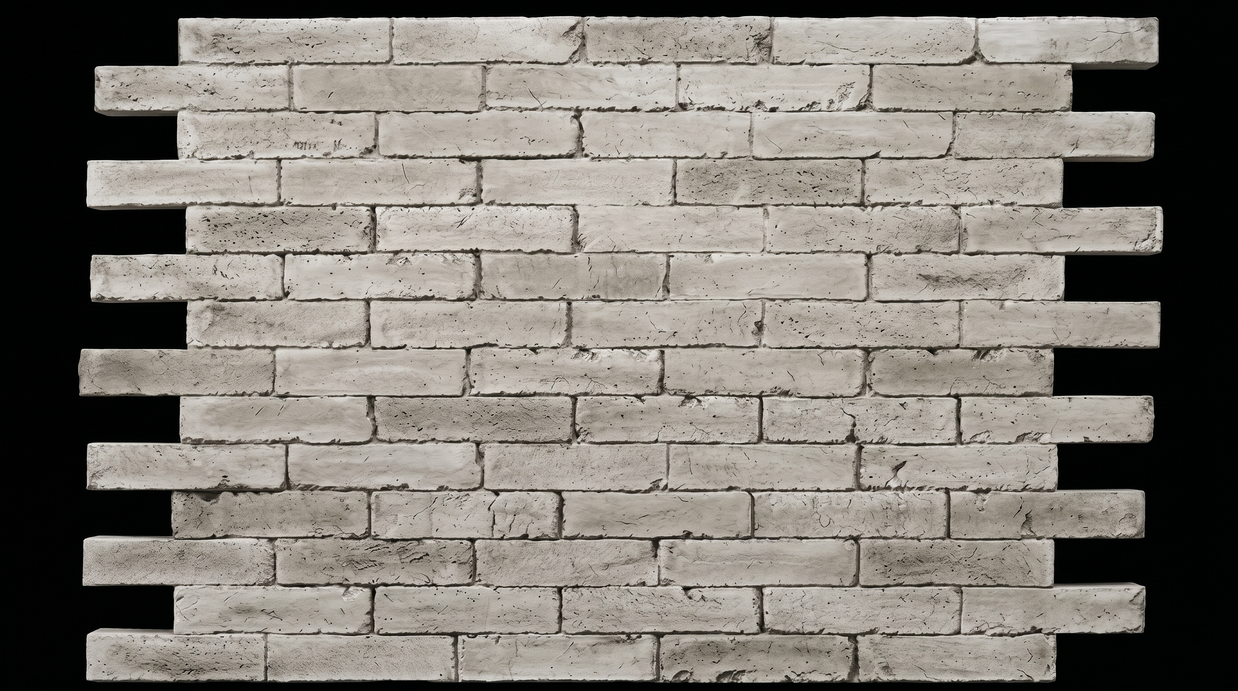 Dekorativni stenski panel - Opeka Block Titanio - 123 x 90 cm
