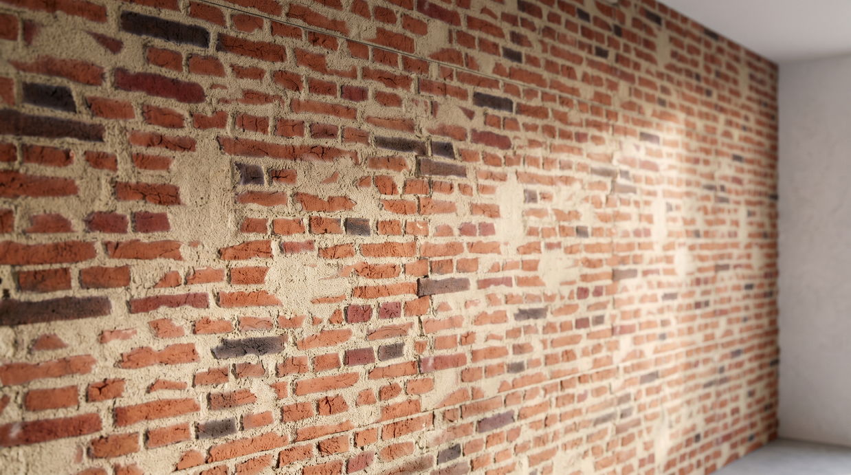 Dekorativni stenski panel - Opeka Grunge - 114 x 92 cm