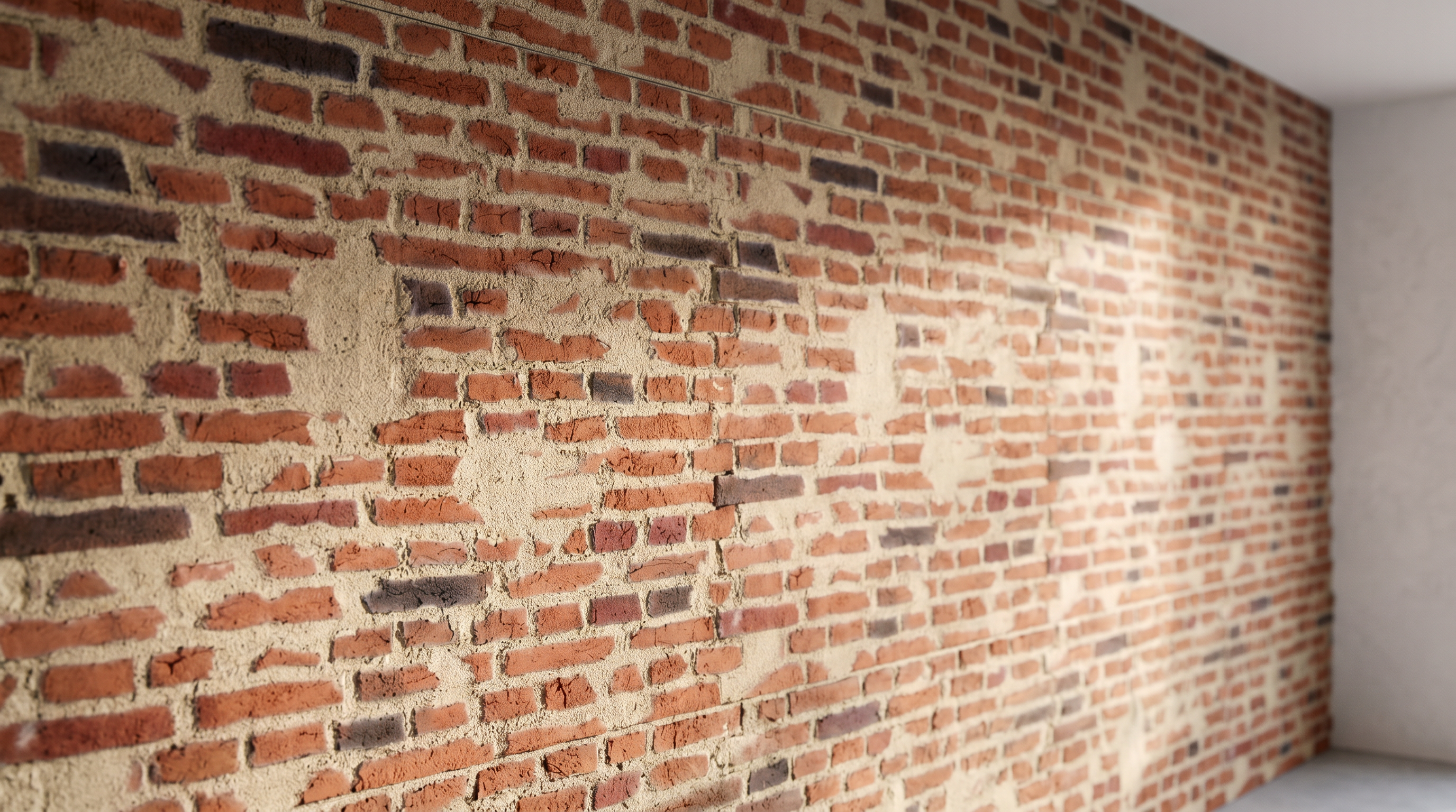 Dekorativni stenski panel - Opeka Grunge - 114 x 92 cm