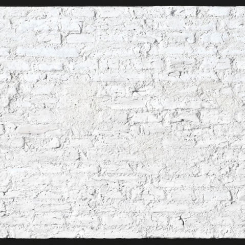 Dekorativni stenski panel - Opeka Grunge bela - 114 x 92 cm