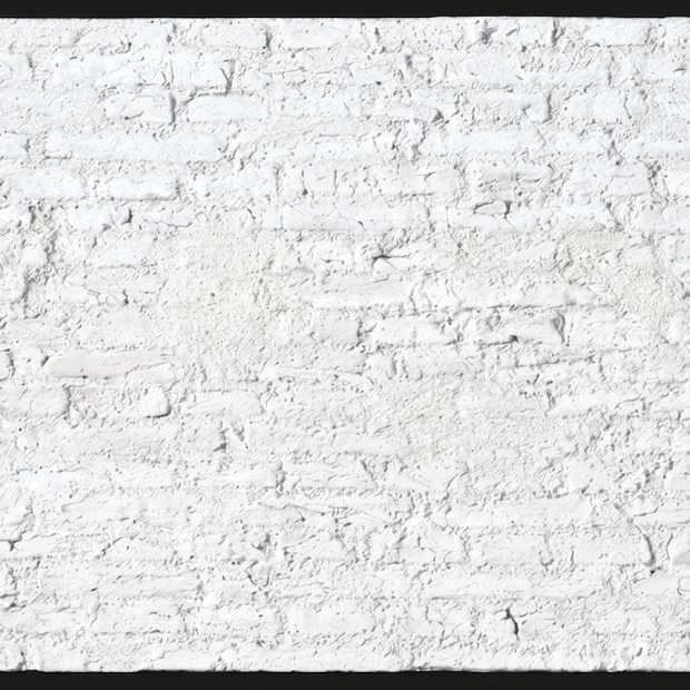 Dekorativni stenski panel - Opeka Grunge bela - 114 x 92 cm