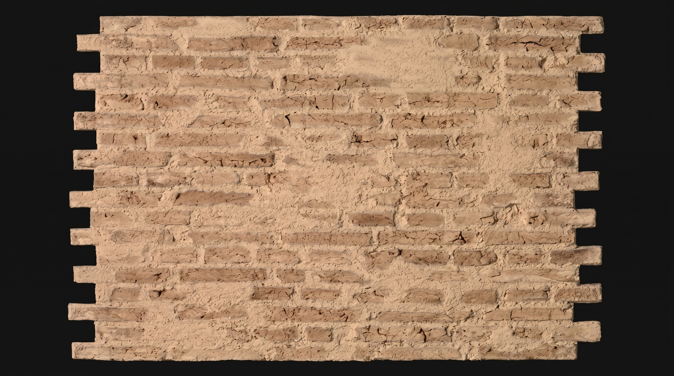 Dekorativni stenski panel - Opeka Grunge Cuero - 114 x 92 cm