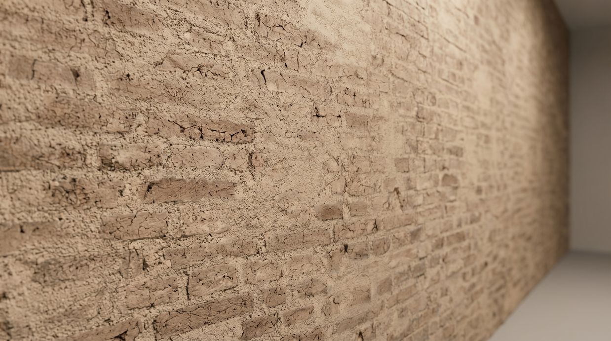 Dekorativni stenski panel - Opeka Grunge Cuero - 114 x 92 cm