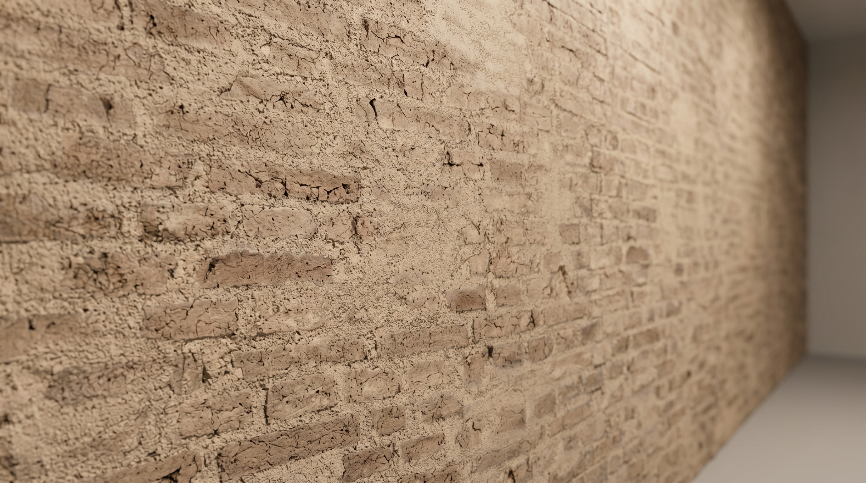 Dekorativni stenski panel - Opeka Grunge Cuero - 114 x 92 cm